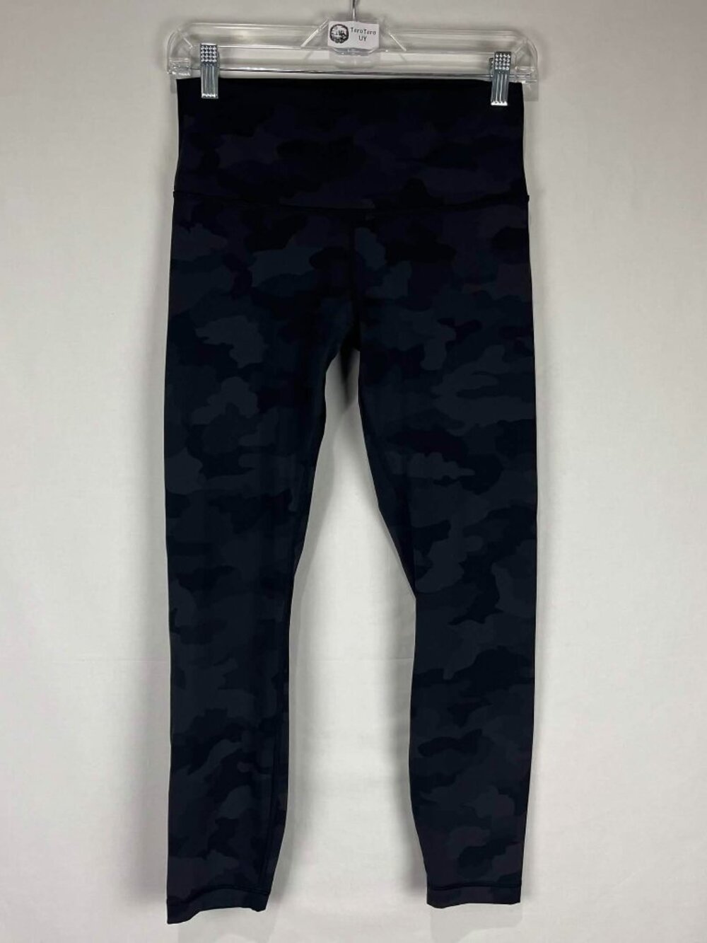EUC Lululemon Wunder Under Leggings Womens Gray Camo Heritage 365 Camo Size 8